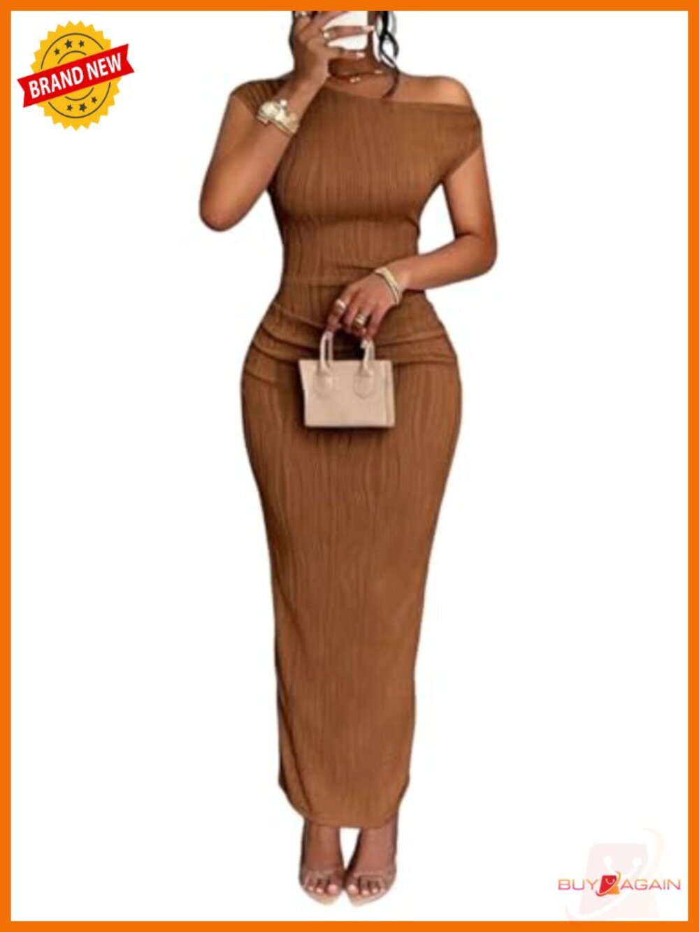 Women's Off Shoulder Short Sleeve Maxi Dress Polyester Spandex Bodycon Party